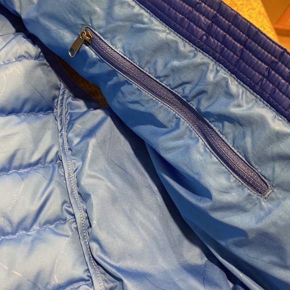 Marmot 700 Fill Duck Down Insulation Blue Puffy Puffer Vest XS - Picture 5 of 17